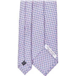 Viola Milano - Dynamic Floral Selftipped Silk Tie - Pink - Handmade in Italy - Luxury Exclusive Collection - Avvenice^ Ties & Bow Ties
