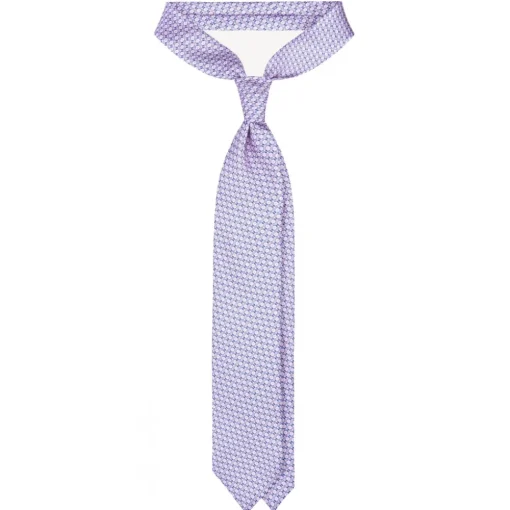 Viola Milano - Dynamic Floral Selftipped Silk Tie - Pink - Handmade in Italy - Luxury Exclusive Collection - Avvenice^ Ties & Bow Ties