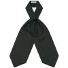 Viola Milano - Floral Italian Silk Ascot Tie - Forest - Handmade in Italy - Luxury Exclusive Collection - Avvenice^ Scarves