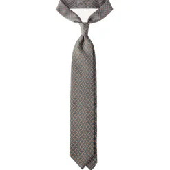 Viola Milano - Floral Pattern Selftipped Silk Tie - Green - Handmade in Italy - Luxury Exclusive Collection - Avvenice^ Ties & Bow Ties