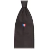 Viola Milano - French Flag Handrolled Woven Silk Jacquard Tie - Navy - Handmade in Italy - Luxury Exclusive Collection - Avvenice^ Ties & Bow Ties
