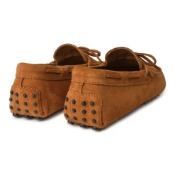 Viola Milano - Gommino Suede Loafer - Cola - Handmade in Italy - Luxury Exclusive Collection - Avvenice^ Shoes