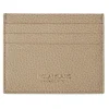 Viola Milano - Grain Leather Credit Card Holder - Sand - Handmade in Italy - Luxury Exclusive Collection - Avvenice