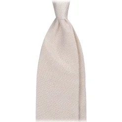 Viola Milano - Grenadine Garza Fina Unlined Tie - Light Ivory - Handmade in Italy - Luxury Exclusive Collection - Avvenice^ Ties & Bow Ties