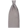 Viola Milano - Grenadine Garza Fina Unlined Tie - Silver - Handmade in Italy - Luxury Exclusive Collection - Avvenice^ Ties & Bow Ties