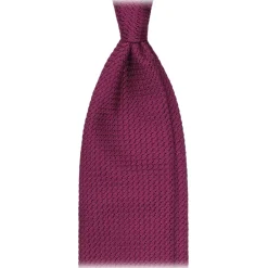 Viola Milano - Grenadine Garza Grossa Unlined Tie - Fuschia - Handmade in Italy - Luxury Exclusive Collection - Avvenice^ Ties & Bow Ties