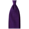 Viola Milano - Grenadine Garza Grossa Unlined Tie - Purple - Handmade in Italy - Luxury Exclusive Collection - Avvenice^ Ties & Bow Ties