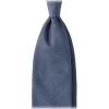 Viola Milano - Grenadine Garza Fina Unlined Tie - Sea - Handmade in Italy - Luxury Exclusive Collection - Avvenice