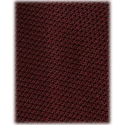 Viola Milano - Grenadine Garza Fina 7-Fold Unlined Tie - Burgundy - Handmade in Italy - Luxury Exclusive Collection - Avvenice