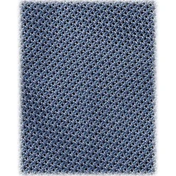 Viola Milano - Grenadine Garza Fina Unlined Tie - Sea - Handmade in Italy - Luxury Exclusive Collection - Avvenice