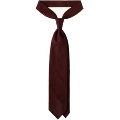 Viola Milano - Grenadine Garza Fina Unlined Tie - Burgundy - Handmade in Italy - Luxury Exclusive Collection - Avvenice^ Ties & Bow Ties