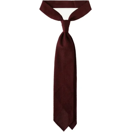 Viola Milano - Grenadine Garza Fina Unlined Tie - Burgundy - Handmade in Italy - Luxury Exclusive Collection - Avvenice^ Ties & Bow Ties