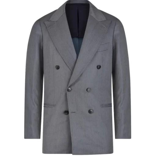 Viola Milano - Half-lined Loro Piana Double Breasted Suit - Sea Solaro - Handmade in Italy - Luxury Exclusive Collection - Avvenice^ Dresses