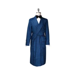 Viola Milano - Handprinted Silk Dressing Gown - Diamond Medallion - Handmade in Italy - Luxury Exclusive Collection - Avvenice^ Dresses
