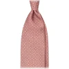 Viola Milano - Hilario Chain Selftipped Italian Silk Tie - Orange Mix - Handmade in Italy - Luxury Exclusive Collection - Avvenice^ Ties & Bow Ties