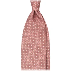 Viola Milano - Hilario Chain Selftipped Italian Silk Tie - Orange Mix - Handmade in Italy - Luxury Exclusive Collection - Avvenice^ Ties & Bow Ties