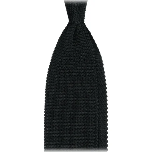 Viola Milano - Knitted Limited Label V-End Silk Tie - Forest - Handmade in Italy - Luxury Exclusive Collection - Avvenice^ Ties & Bow Ties