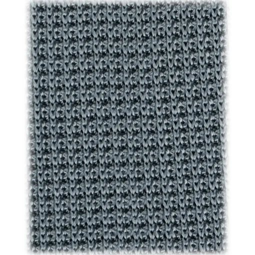 Viola Milano - Knitted Limited Label V-End Silk Tie - Cool Blue - Handmade in Italy - Luxury Exclusive Collection - Avvenice