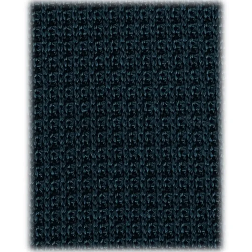 Viola Milano - Knitted Limited Label V-End Silk Tie - Cobalt Green - Handmade in Italy - Luxury Exclusive Collection - Avvenice^ Ties & Bow Ties