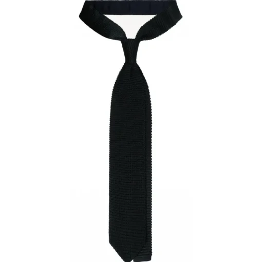 Viola Milano - Knitted Limited Label V-End Silk Tie - Forest - Handmade in Italy - Luxury Exclusive Collection - Avvenice^ Ties & Bow Ties