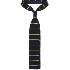 Viola Milano - Knitted Multi Stripe Silk Tie - Green Mix - Handmade in Italy - Luxury Exclusive Collection - Avvenice^ Ties & Bow Ties