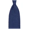 Viola Milano - Knitted Solid V-End Silk Tie - Sea - Handmade in Italy - Luxury Exclusive Collection - Avvenice^ Ties & Bow Ties