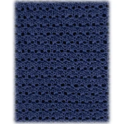 Viola Milano - Knitted Solid V-End Silk Tie - Sea - Handmade in Italy - Luxury Exclusive Collection - Avvenice^ Ties & Bow Ties