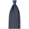 Viola Milano - Knitted Zig Zag Pattern Silk Tie - Sea - Handmade in Italy - Luxury Exclusive Collection - Avvenice^ Ties & Bow Ties