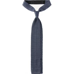 Viola Milano - Knitted Zig Zag Pattern Silk Tie - Sea - Handmade in Italy - Luxury Exclusive Collection - Avvenice^ Ties & Bow Ties