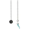 Viola Milano - Lapel Chain in 100% Sterling Silver - Flower - Handmade in Italy - Luxury Exclusive Collection - Avvenice