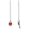 Viola Milano - Lapel Chain in 100% Sterling Silver - Madrepore & Silver Chilli - Handmade in Italy - Luxury Exclusive Collection - Avvenice^ Necklaces