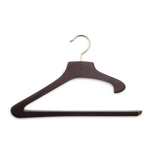 Viola Milano - Limited Wood Trousers Hanger - Dark Wood (Set Of 8) - Handmade in Italy - Luxury Exclusive Collection - Avvenice^ Other Accessories