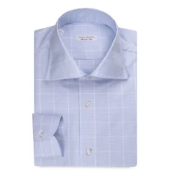 Viola Milano - Long Sleeve Shirt - Light Blue and White - Handmade in Italy - Luxury Exclusive Collection - Avvenice^ Shirts