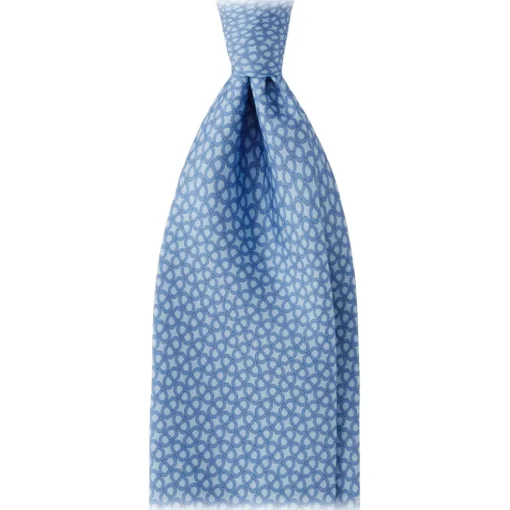 Viola Milano - Maillon Selftipped Italian Silk Tie - Sea Mix - Handmade in Italy - Luxury Exclusive Collection - Avvenice^ Ties & Bow Ties