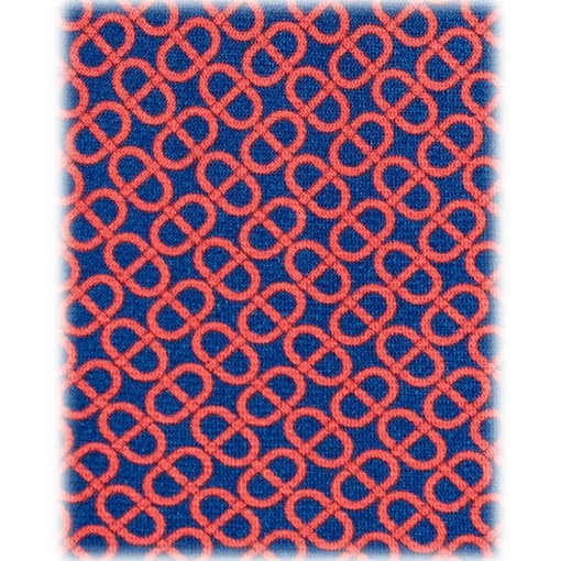 Viola Milano - Maillon Selftipped Italian Silk Tie - Navy/Wine - Handmade in Italy - Luxury Exclusive Collection - Avvenice