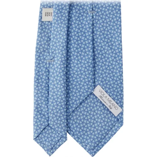 Viola Milano - Maillon Selftipped Italian Silk Tie - Sea Mix - Handmade in Italy - Luxury Exclusive Collection - Avvenice^ Ties & Bow Ties
