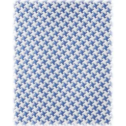 Viola Milano - Micro Cross Woven Silk Jacquard Tie - Light Blue/White - Handmade in Italy - Luxury Exclusive Collection - Avvenice^ Ties & Bow Ties