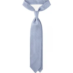 Viola Milano - Micro Cross Woven Silk Jacquard Tie - Light Blue/White - Handmade in Italy - Luxury Exclusive Collection - Avvenice^ Ties & Bow Ties