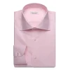 Viola Milano - Micro Stripe Shirt - Pink and White - Handmade in Italy - Luxury Exclusive Collection - Avvenice^ Shirts