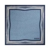 Viola Milano - Micro Wave Silk Pocket Square - Light Blue - Handmade in Italy - Luxury Exclusive Collection - Avvenice^ Ties & Bow Ties