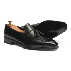 Viola Milano - Milanese Calf Leather Loafer - Black - Handmade in Italy - Luxury Exclusive Collection - Avvenice^ Shoes