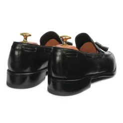 Viola Milano - Milanese Calf Leather Loafer - Black - Handmade in Italy - Luxury Exclusive Collection - Avvenice^ Shoes