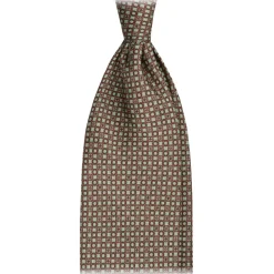 Viola Milano - Milanese Maillon Selftipped Silk Tie - Pistachio - Handmade in Italy - Luxury Exclusive Collection - Avvenice^ Ties & Bow Ties