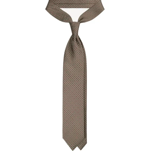 Viola Milano - Milanese Maillon Selftipped Silk Tie - Pistachio - Handmade in Italy - Luxury Exclusive Collection - Avvenice^ Ties & Bow Ties