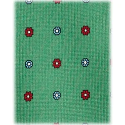 Viola Milano - Mixed Floral 3-Fold Selftipped Silk Tie - Apple - Handmade in Italy - Luxury Exclusive Collection - Avvenice^ Ties & Bow Ties