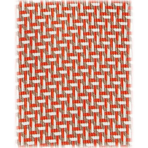 Viola Milano - Mosaic Pattern Selftipped Silk Tie - Orange - Handmade in Italy - Luxury Exclusive Collection - Avvenice^ Ties & Bow Ties