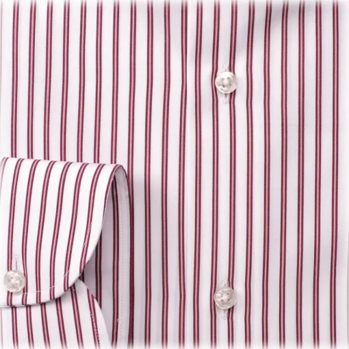 Viola Milano - Multi Stripe Shirt - Red - Handmade in Italy - Luxury Exclusive Collection - Avvenice^ Shirts