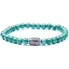 Viola Milano - Natural 6 mm Gemstone Bracelet - Spring Forest - Handmade in Italy - Luxury Exclusive Collection - Avvenice^ Bracelets
