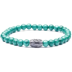 Viola Milano - Natural 6 mm Gemstone Bracelet - Spring Forest - Handmade in Italy - Luxury Exclusive Collection - Avvenice^ Bracelets