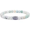 Viola Milano - Natural 6 mm Gemstone Bracelet - Amazonite - Handmade in Italy - Luxury Exclusive Collection - Avvenice^ Bracelets